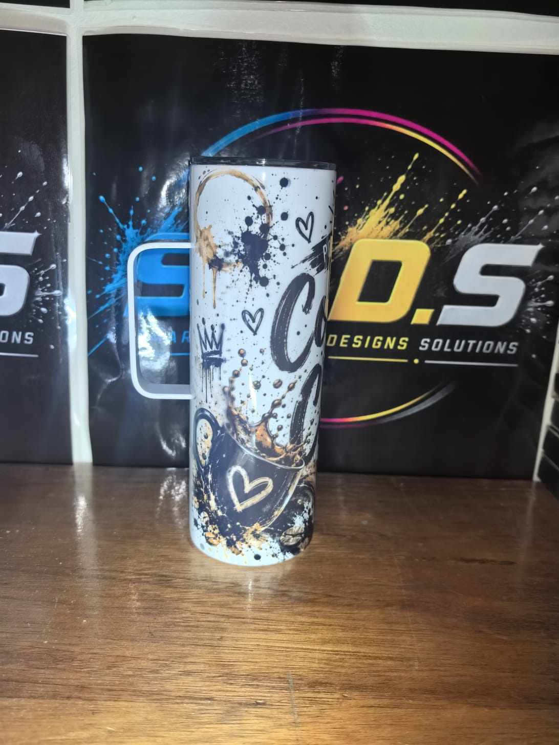 600ml White Stainless Steel Mug